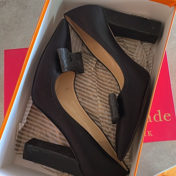 KATE SPADE-HOT Tuxedo HEELS! original box and dust bag! - Picture 11 of 12